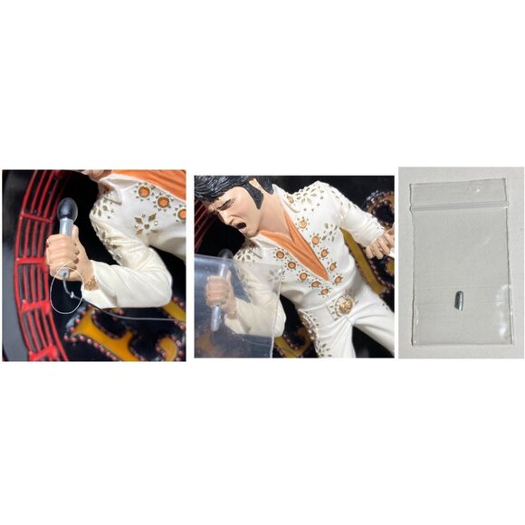 Elvis In The Spotlight Lighted Plate Madison Square Garden Bradford Exchange VTG - Picture 13 of 13